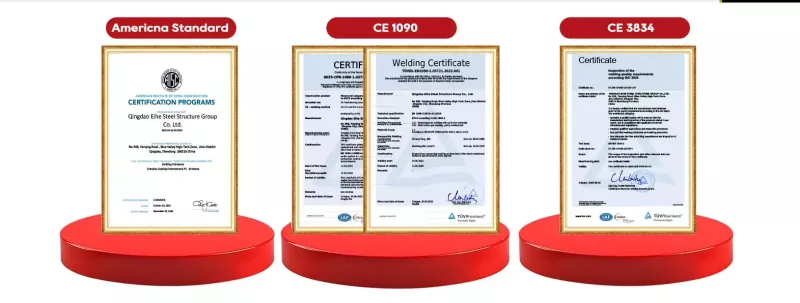 Steel Frame Electronic Manufacturing Factory Construction