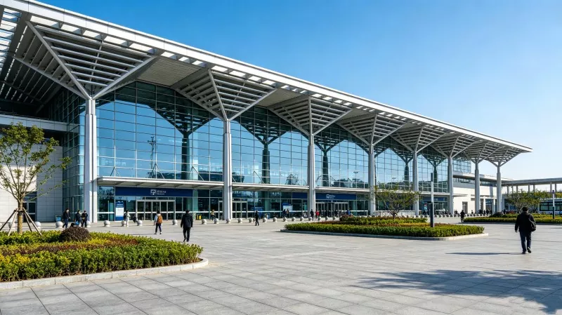 Steel Frame Automobile Passenger Station Construction