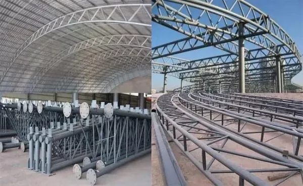 צינור מסבך תחנות פלדה בנייה